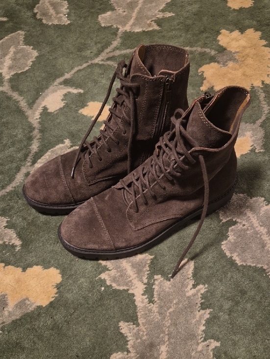 Lucky Brand Shoes - Lucky Brand Men's Dark Brown Suede Chukka Lace-Up Boots